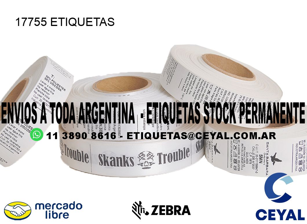 17755 ETIQUETAS
