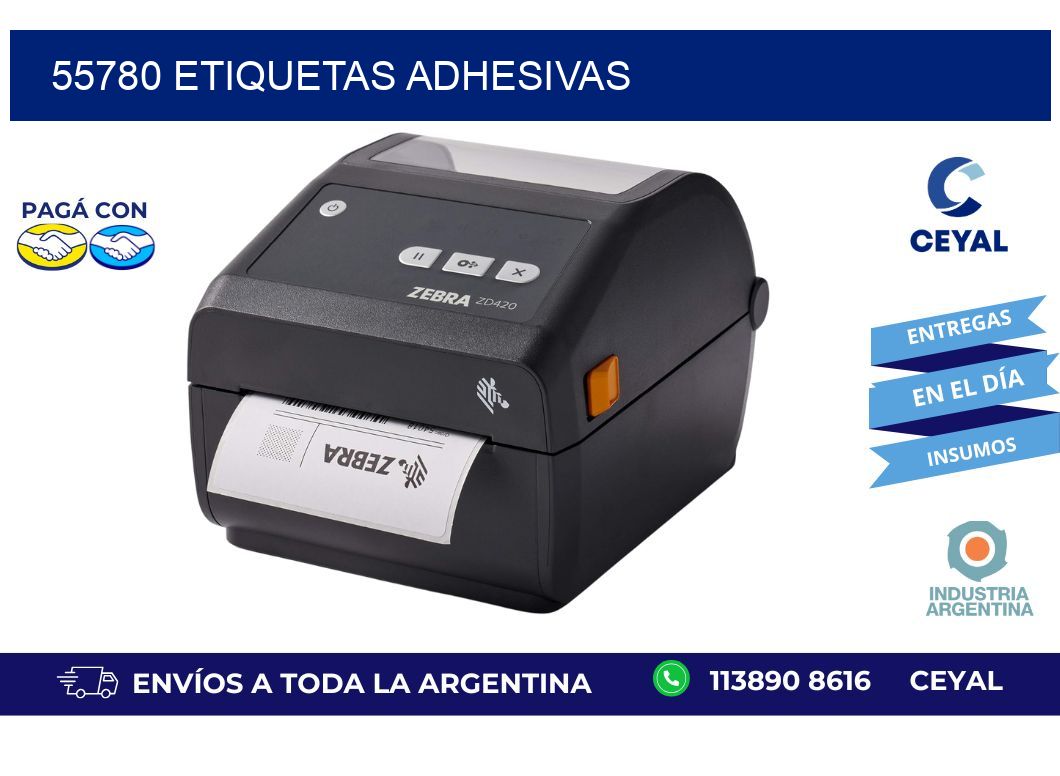 55780 ETIQUETAS ADHESIVAS