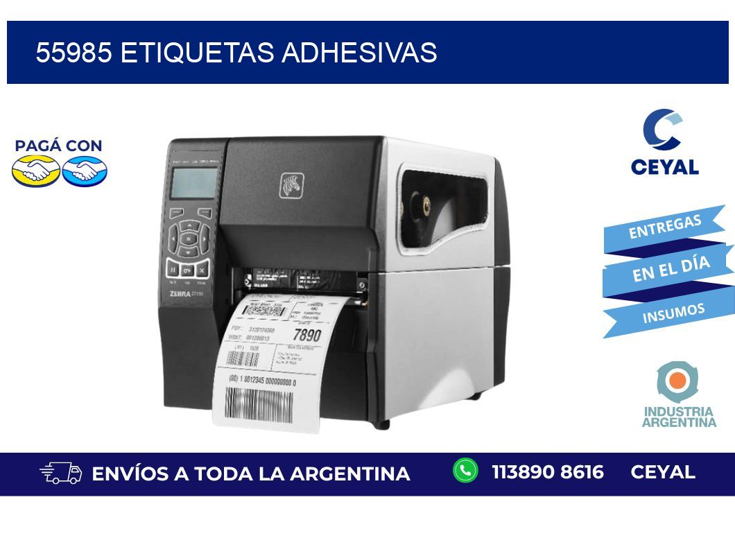 55985 ETIQUETAS ADHESIVAS