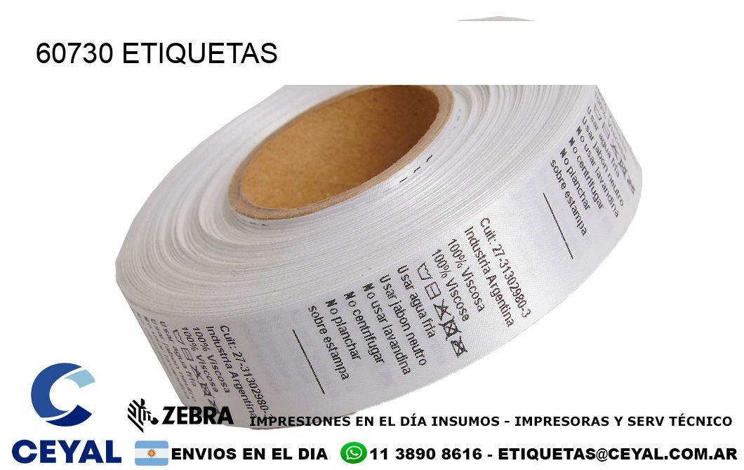 60730 ETIQUETAS - Etiquetas Frontal