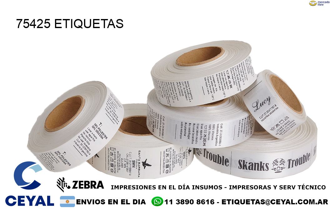 75425 ETIQUETAS