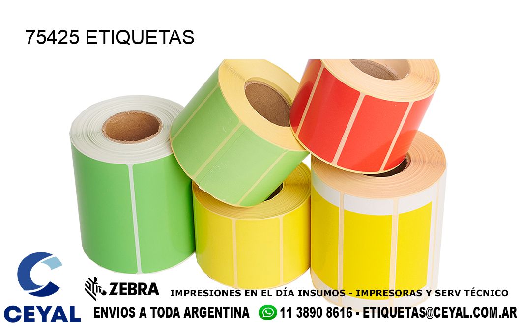 75425 ETIQUETAS