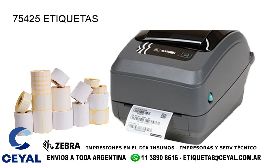 75425 ETIQUETAS