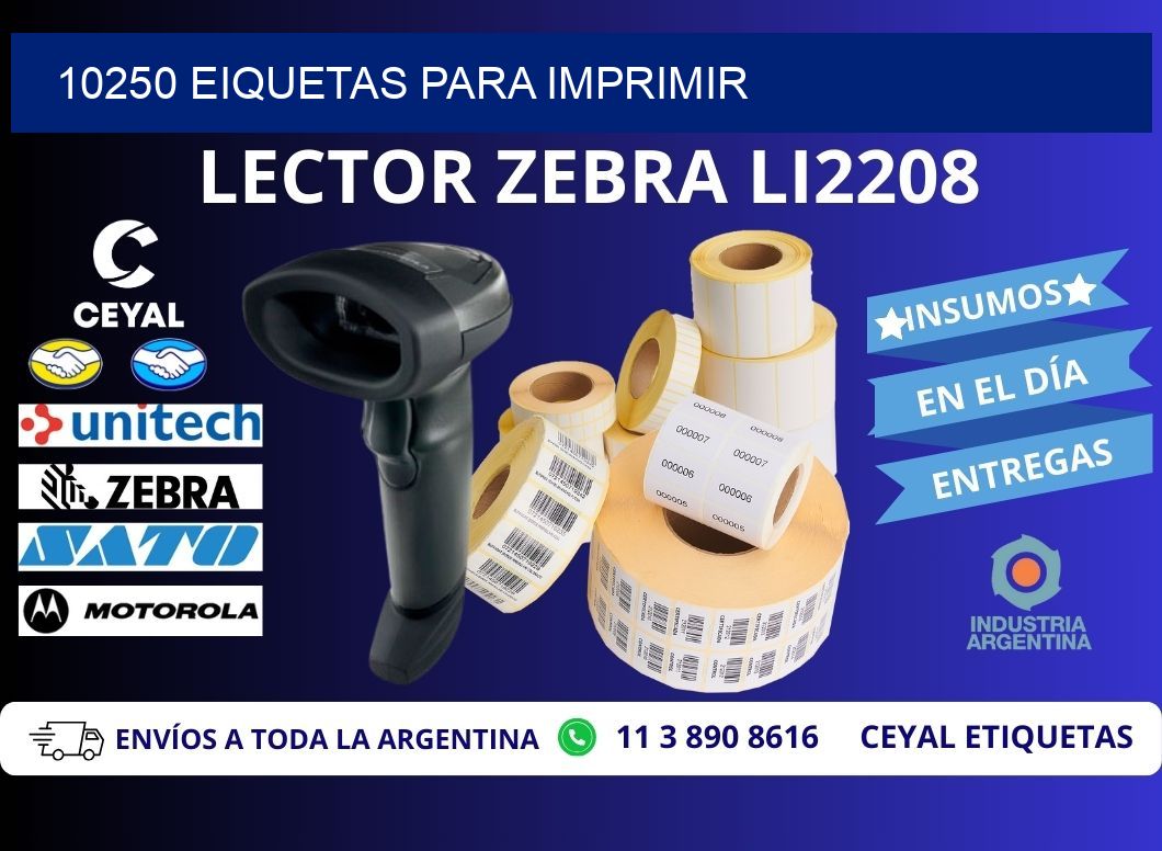 10250 EIQUETAS PARA IMPRIMIR
