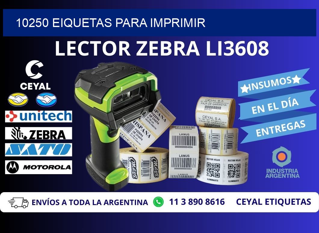 10250 EIQUETAS PARA IMPRIMIR