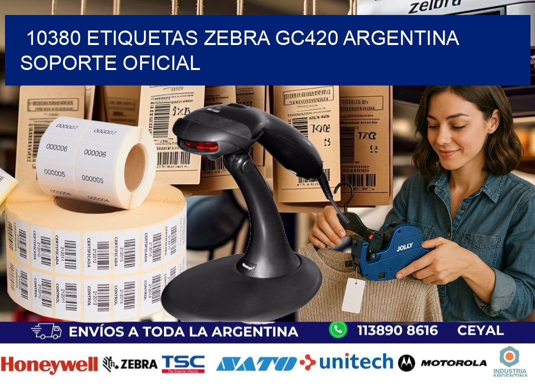 10380 etiquetas zebra gc420 argentina SOPORTE OFICIAL