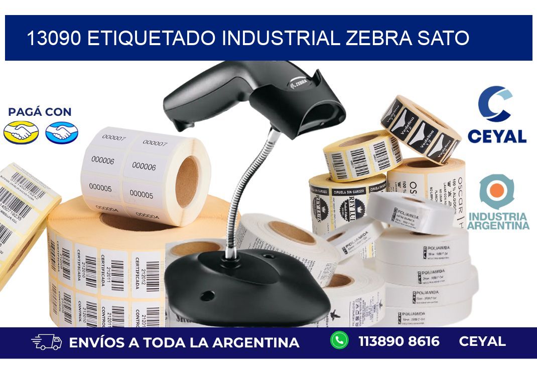 13090 ETIQUETADO INDUSTRIAL ZEBRA SATO