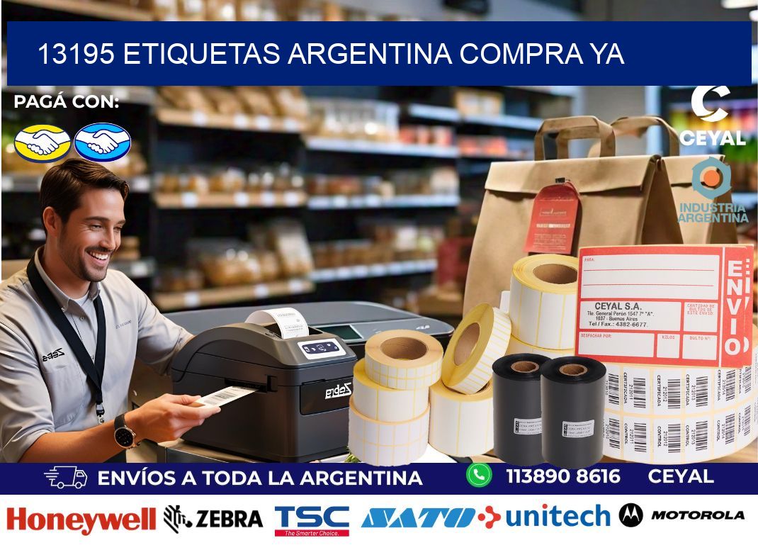 13195 etiquetas argentina COMPRA YA