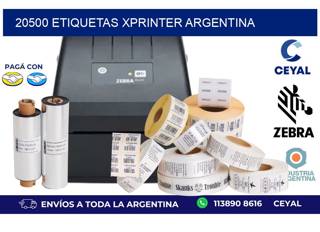 20500 etiquetas xprinter argentina