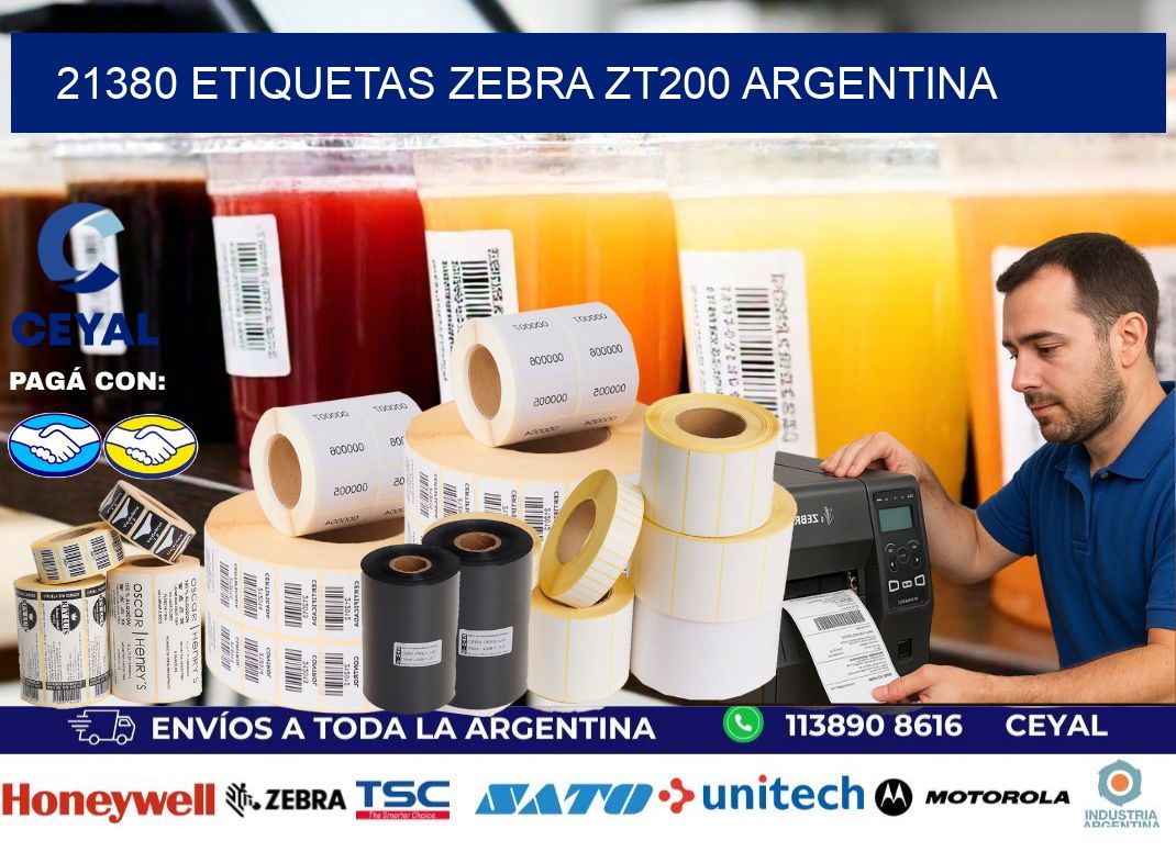 21380 etiquetas zebra zt200 argentina
