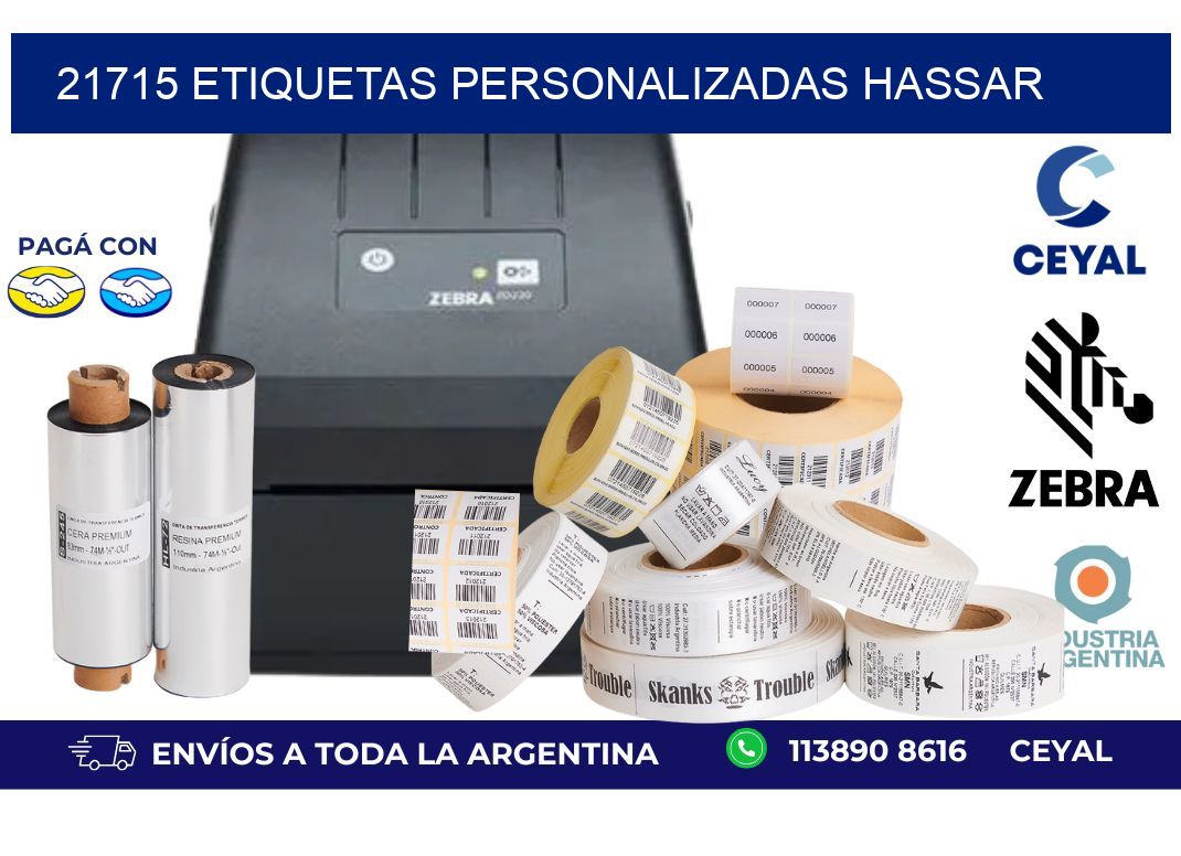 21715 ETIQUETAS PERSONALIZADAS HASSAR