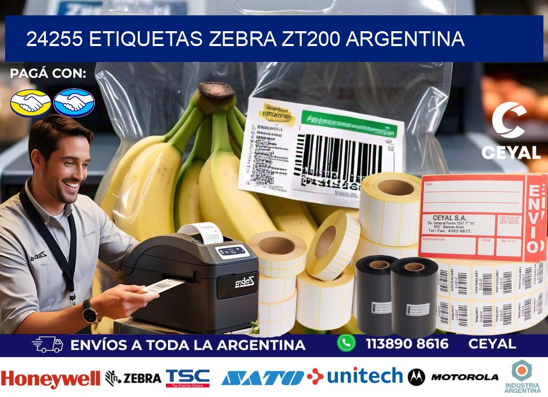 24255 etiquetas zebra zt200 argentina