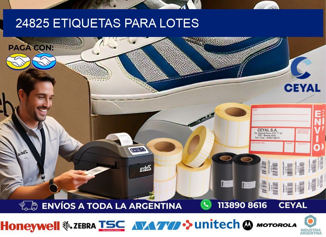 24825 ETIQUETAS PARA LOTES