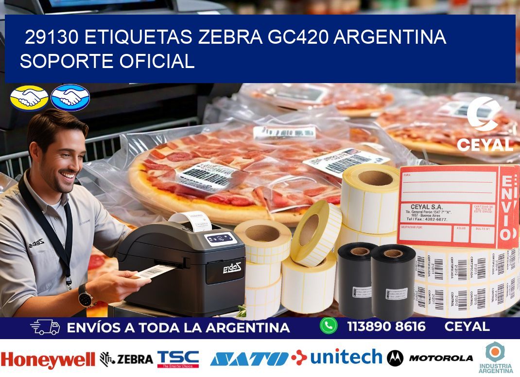 29130 etiquetas zebra gc420 argentina SOPORTE OFICIAL