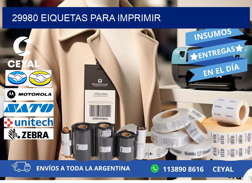 29980 EIQUETAS PARA IMPRIMIR