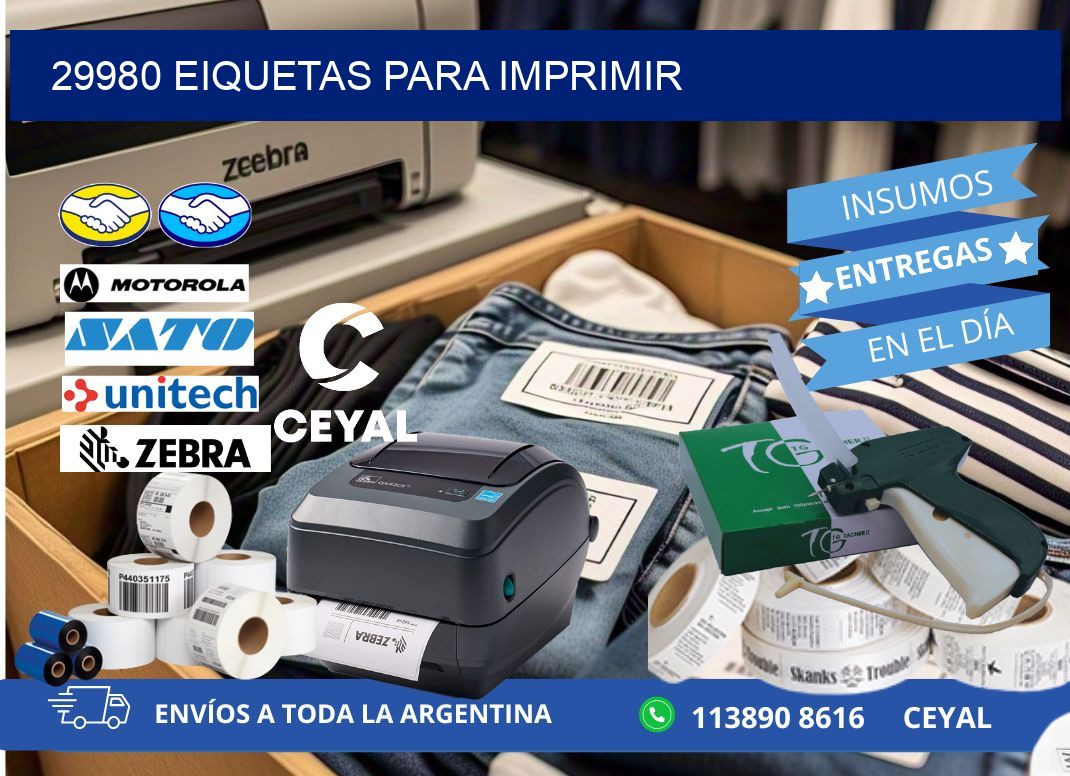 29980 EIQUETAS PARA IMPRIMIR