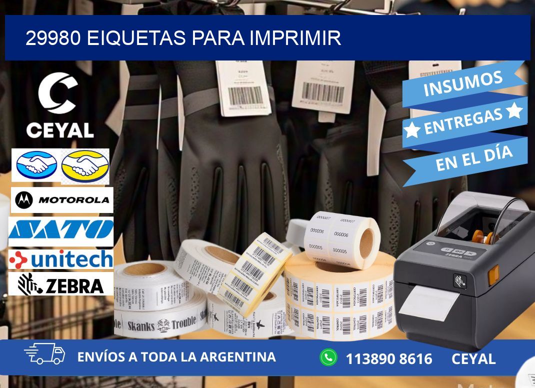 29980 EIQUETAS PARA IMPRIMIR