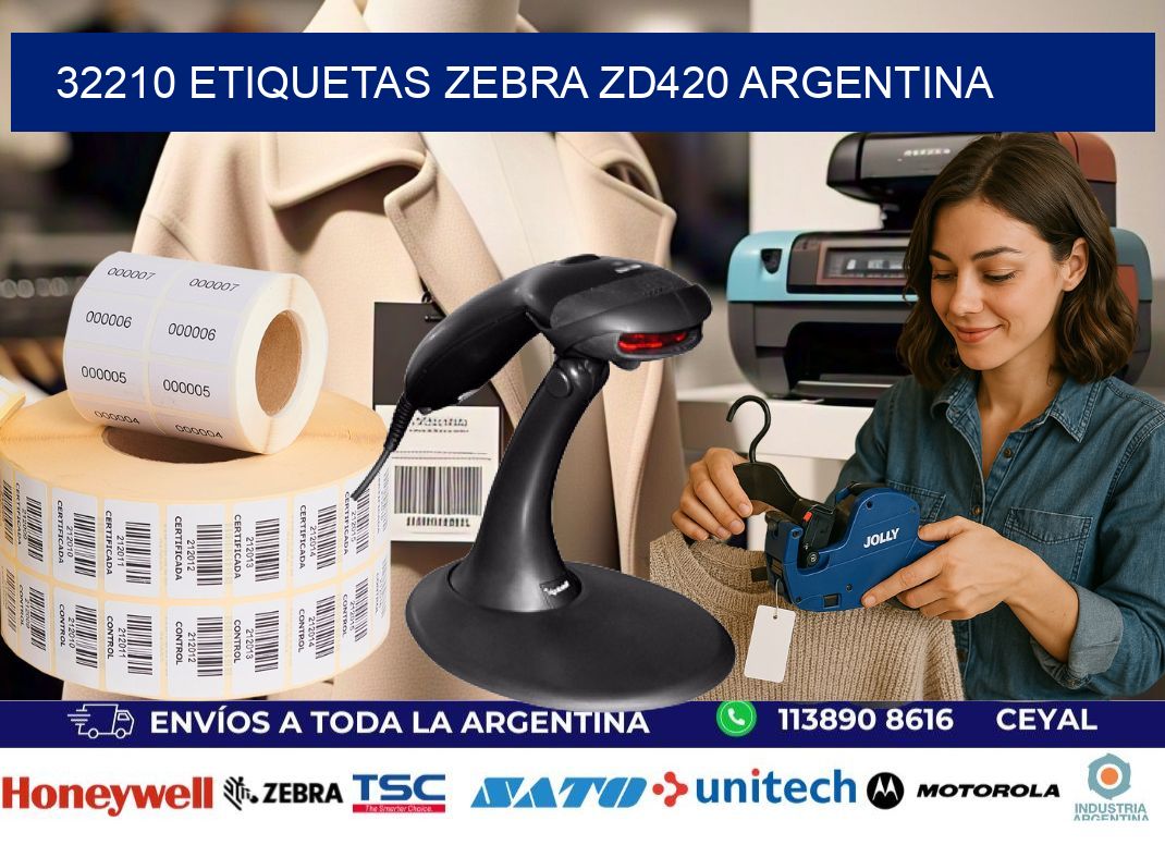 32210 etiquetas zebra zd420 argentina