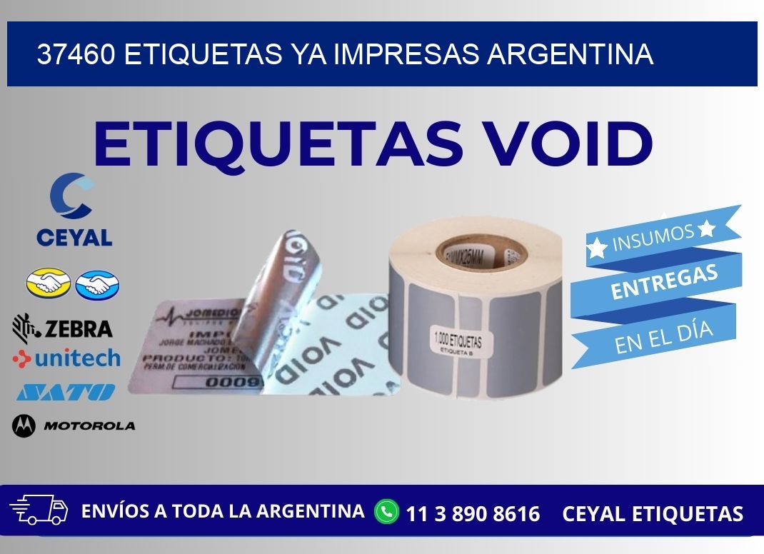 37460 ETIQUETAS YA IMPRESAS ARGENTINA