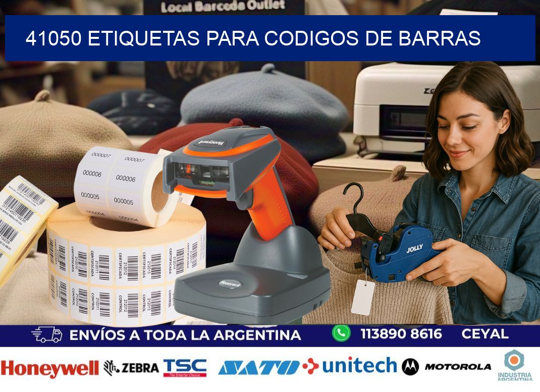 41050 ETIQUETAS PARA CODIGOS DE BARRAS