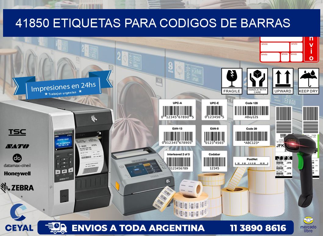 41850 ETIQUETAS PARA CODIGOS DE BARRAS