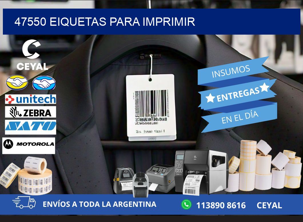 47550 EIQUETAS PARA IMPRIMIR