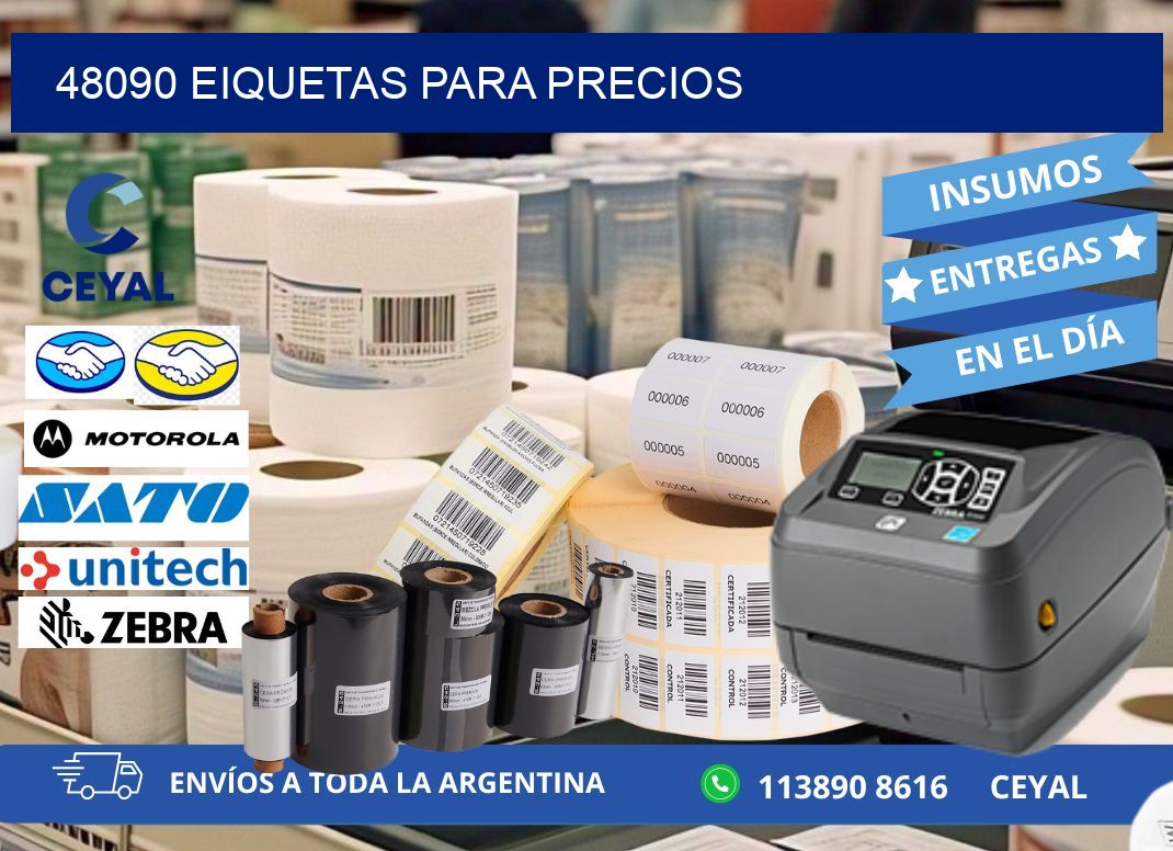 48090 EIQUETAS PARA PRECIOS