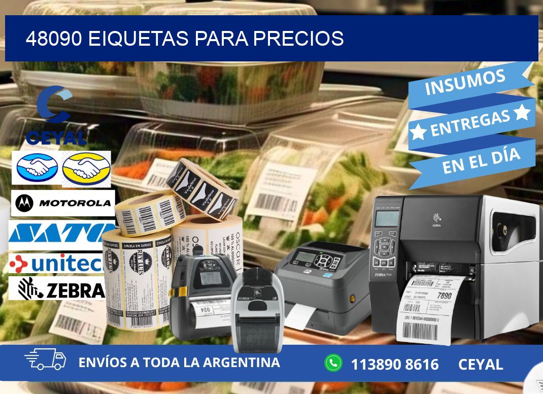 48090 EIQUETAS PARA PRECIOS