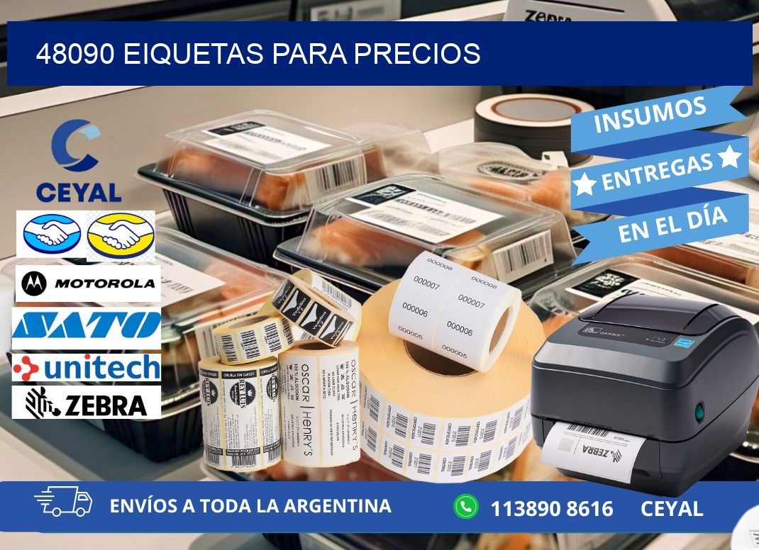 48090 EIQUETAS PARA PRECIOS
