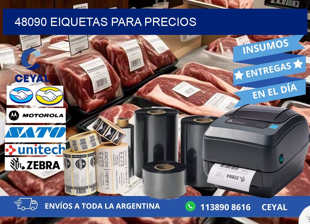 48090 EIQUETAS PARA PRECIOS