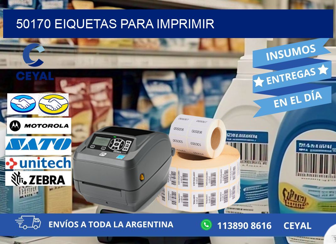 50170 EIQUETAS PARA IMPRIMIR