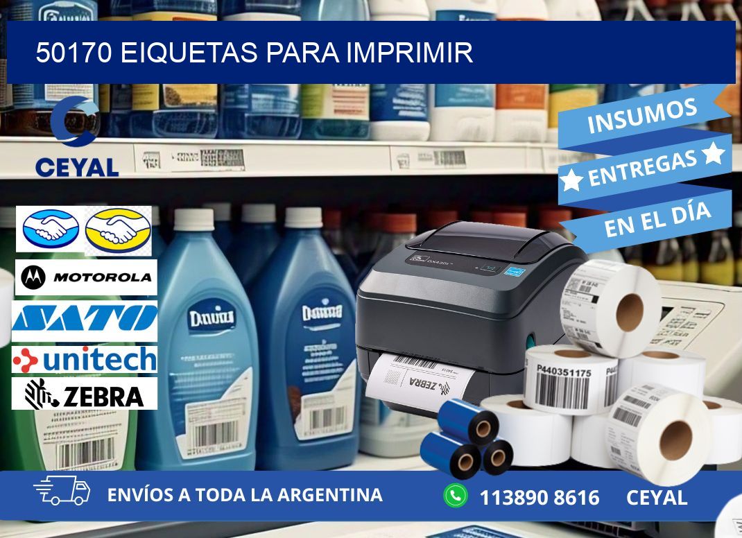 50170 EIQUETAS PARA IMPRIMIR