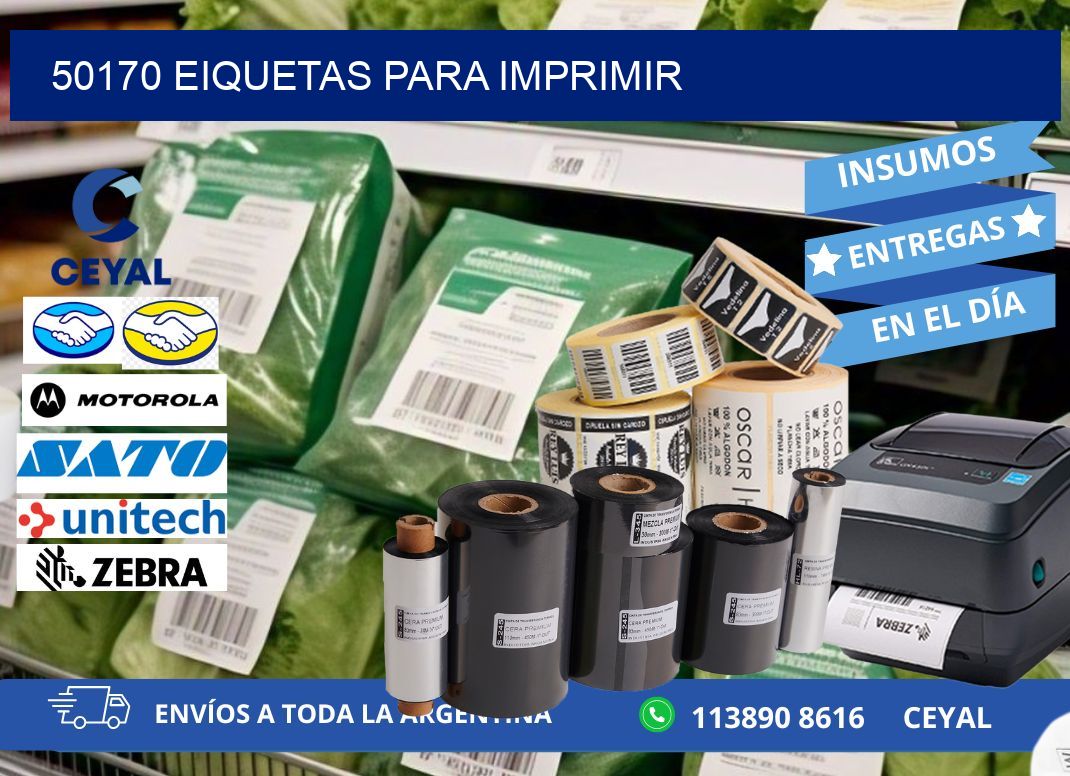 50170 EIQUETAS PARA IMPRIMIR