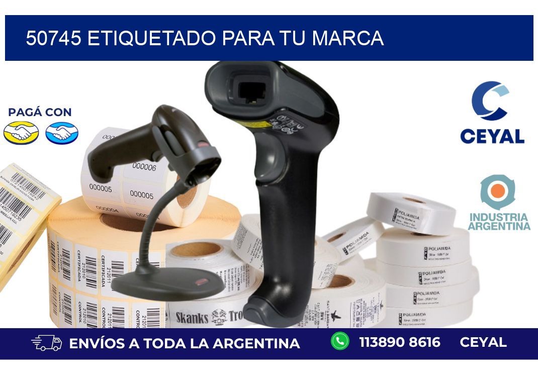 50745 ETIQUETADO PARA TU MARCA