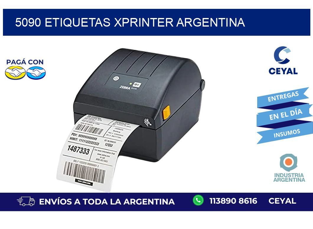 5090 etiquetas xprinter argentina