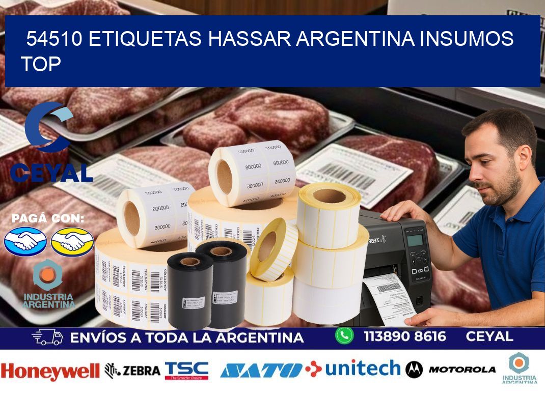 54510 etiquetas hassar argentina INSUMOS TOP