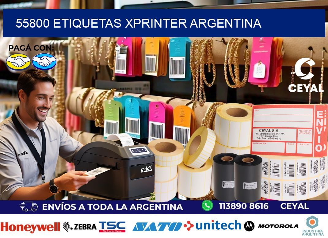 55800 etiquetas xprinter argentina