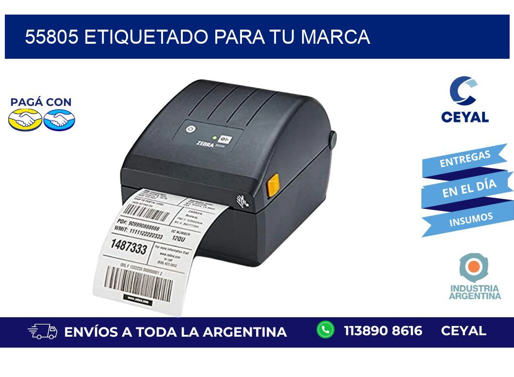 55805 ETIQUETADO PARA TU MARCA
