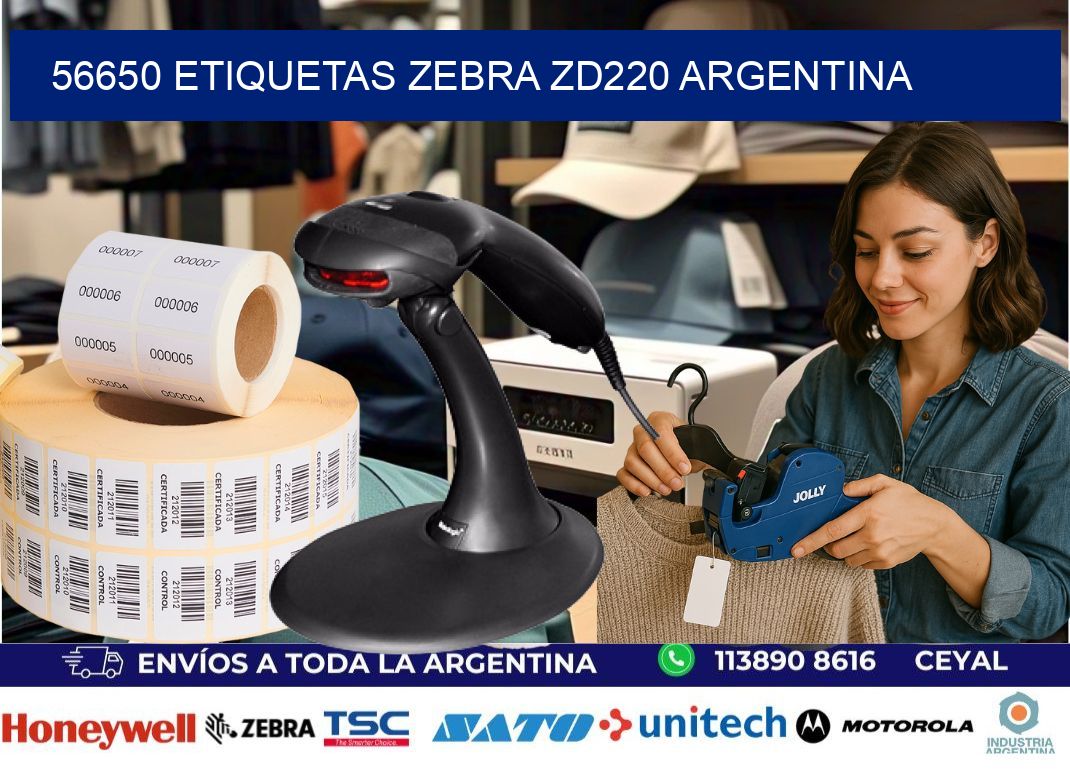 56650 etiquetas zebra zd220 argentina