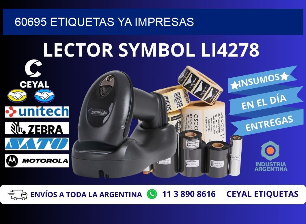 60695 ETIQUETAS YA IMPRESAS