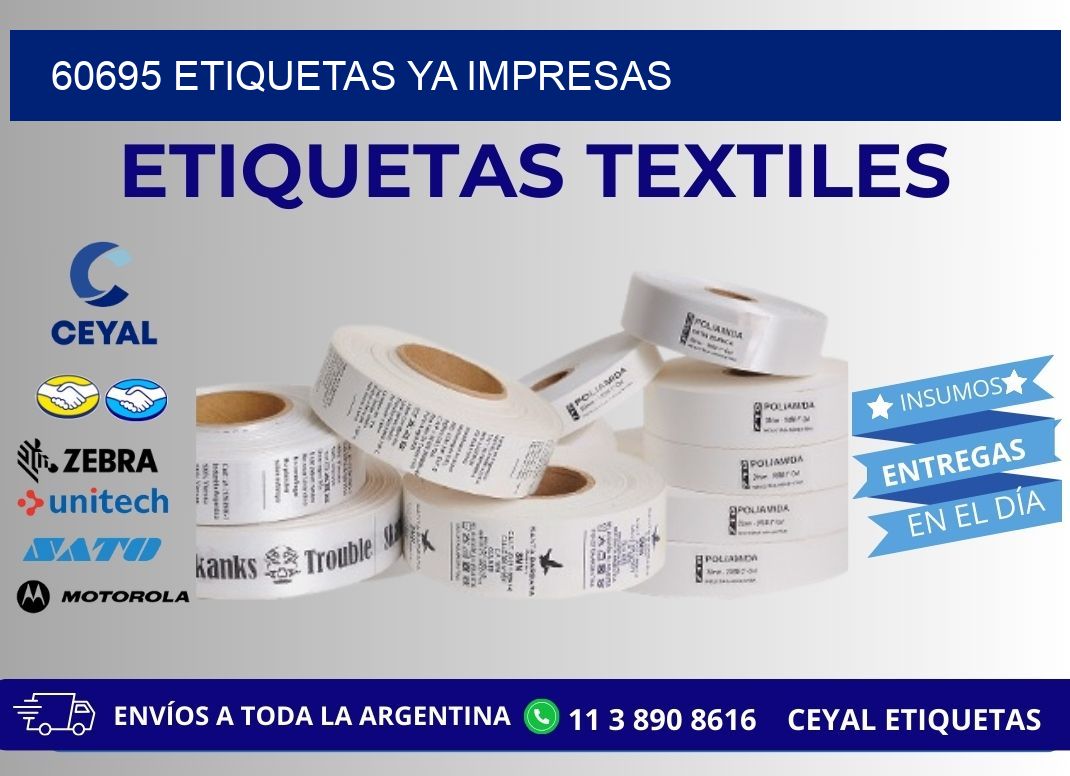 60695 ETIQUETAS YA IMPRESAS
