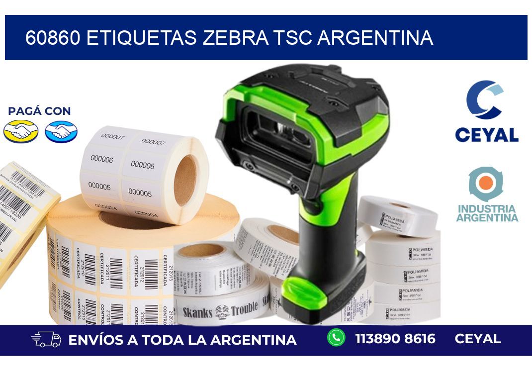 60860 etiquetas zebra tsc argentina