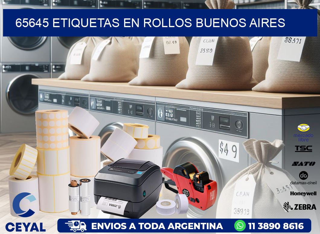 65645 ETIQUETAS EN ROLLOS BUENOS AIRES