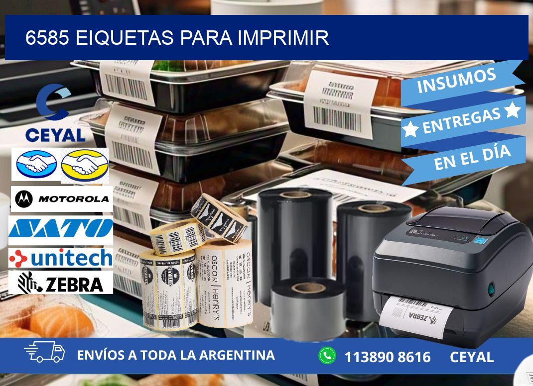 6585 EIQUETAS PARA IMPRIMIR