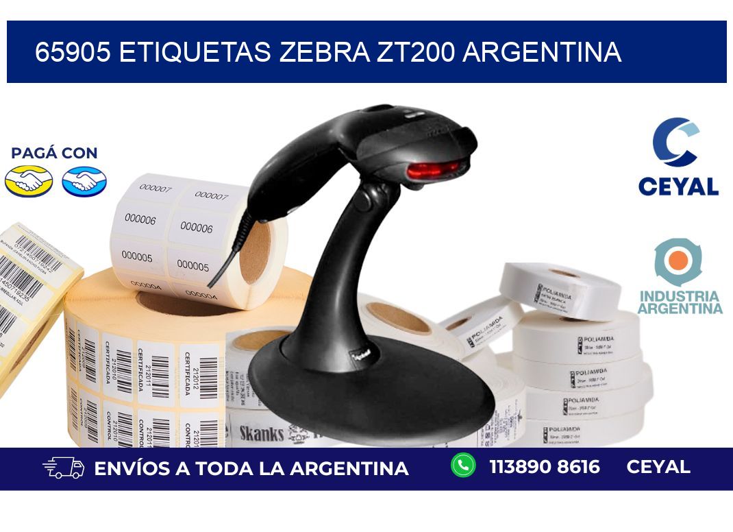65905 etiquetas zebra zt200 argentina