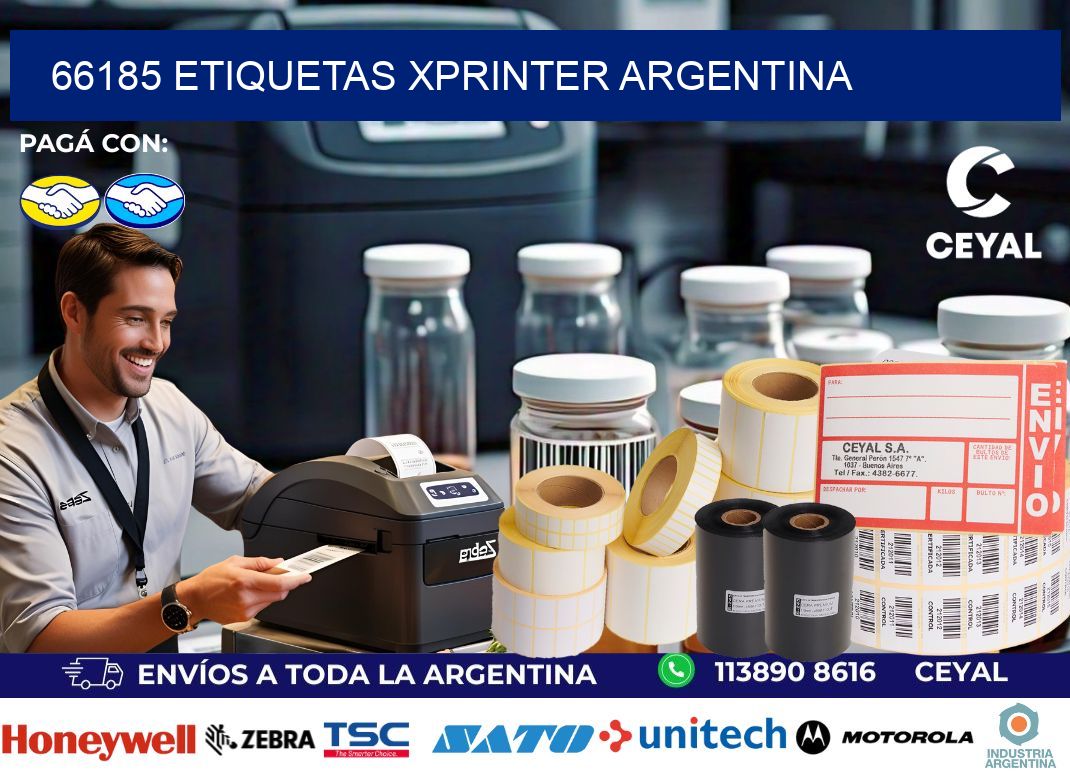 66185 etiquetas xprinter argentina
