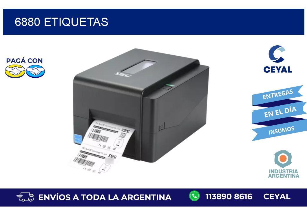 6880 ETIQUETAS