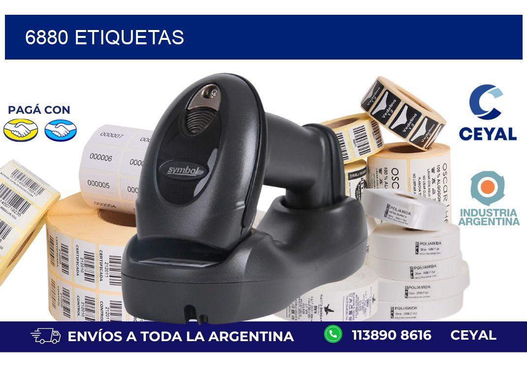 6880 ETIQUETAS