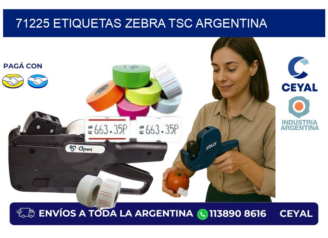 71225 etiquetas zebra tsc argentina