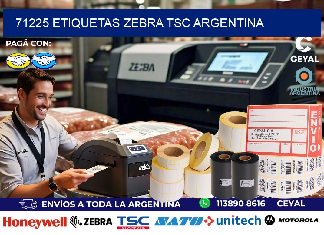 71225 etiquetas zebra tsc argentina